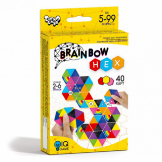 Розважальна настільна гра "Brainbow HEX" Danko toys G-BRH-01-01
