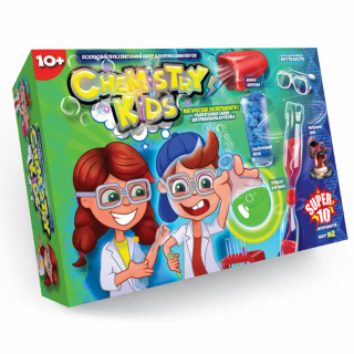Безпечний освітній набір для проведення дослідів "CHEMISTRY KIDS" Danko toys CHK-01-02-03-04U