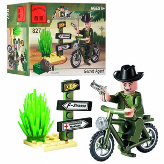 Конструктор МОТОЦИКЛ 20 деталей Brick 827