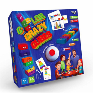 Розвиваюча настільна гра "Color Crazy Cubes" Danko toys CCC-02-01U