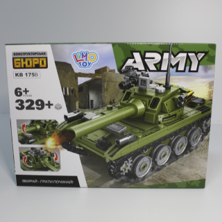 Конструктор KB175 військовий, транспорт, від 226 деталей, 4 шт (4 види) у дисплеї, 26-19-23,5см