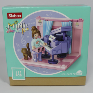 Конструктор SLUBAN M38-B0757 комната, фигурка, от 105 дет, 6 шт (6 видов) в дисплее, 30,5-15-20см