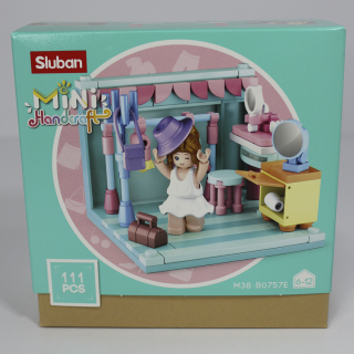 Конструктор SLUBAN M38-B0757 комната, фигурка, от 105 дет, 6 шт (6 видов) в дисплее, 30,5-15-20см