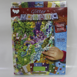 Креативна творчість "Блискуча мозаїка "Glitter Mosaic" Danko toys БМ-03-01,02,03,04,05...10
