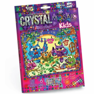 Мозаїка з кристалів "Crystal mosaic kids" CRMk-01-01,02,03,04...10