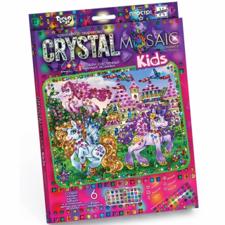 Мозаїка з кристалів "Crystal mosaic kids" CRMk-01-01,02,03,04...10