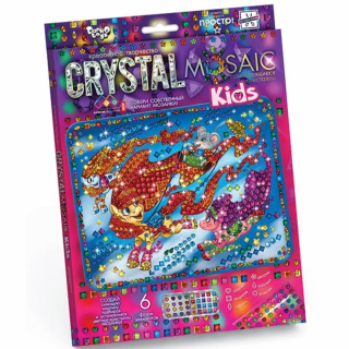 Мозаїка з кристалів "Crystal mosaic kids" CRMk-01-01,02,03,04...10
