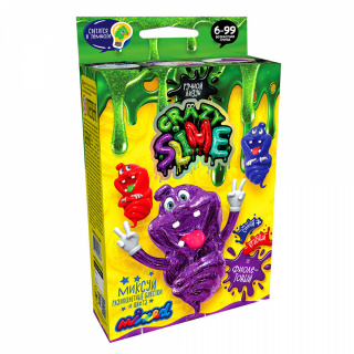 Безопасный образовательный набор Проведение опытов "Crazy Slime" мини Danko toys SLM-02-01U, 02U, 03U, 04U