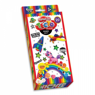 Тісто для ліплення Master Do 20 кольорів 20 г Danko toys TMD-15-01U