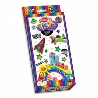 Тісто для ліплення Master Do 20 кольорів 20 г Danko toys TMD-15-01U