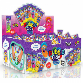 Креативна творчість "BUBBLE CLAY" в брикетах Danko toys BBC-03-01U