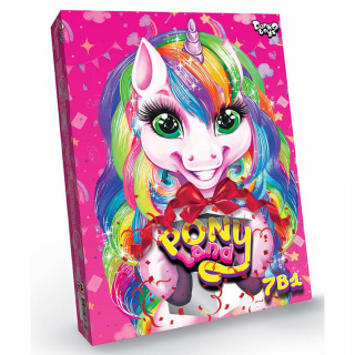 Креативна творчість "Pony Land 7 в 1" Danko toys PL-01-01U