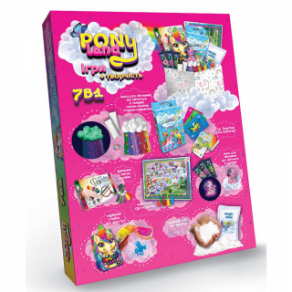Креативна творчість "Pony Land 7 в 1" Danko toys PL-01-01U