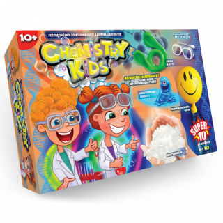 Безпечний освітній набір для проведення дослідів "CHEMISTRY KIDS" Danko toys CHK-01-02-03-04U